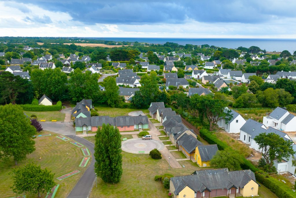 vue aerienne de tregunc 