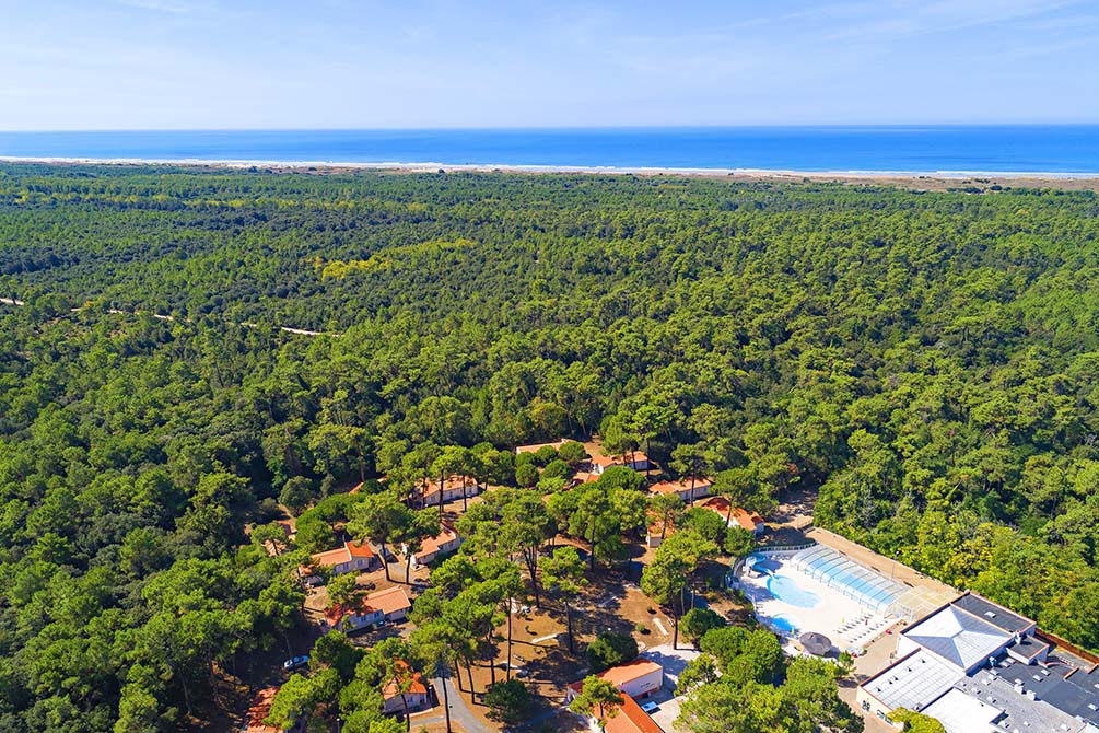 la nature de l'ocean atlantique avec le camping azureva a l'ile d'oleron