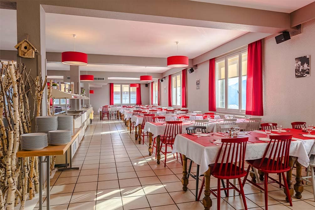 le restaurant de la location de vacances azureva bussang 
