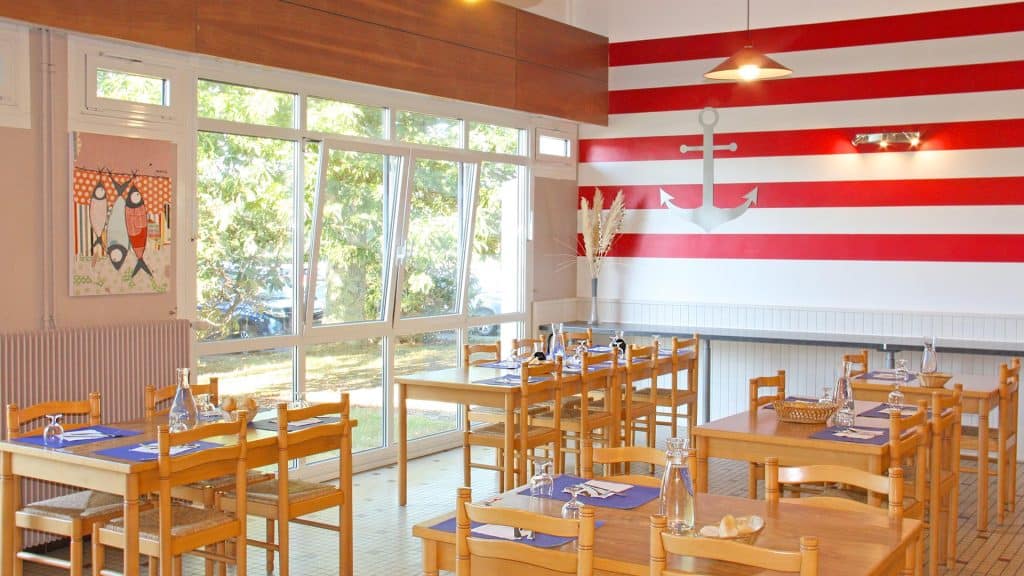 restaurant de la location de vacances azureva tregunc en bretagne 