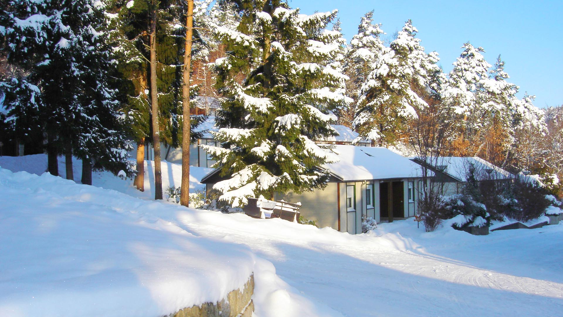 votre  hebergement au village vacances azureva murol puy de dome l'hiver 