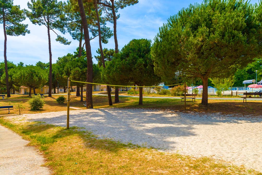 terrains de sports du village vacances azureva de l'ile d'oleron