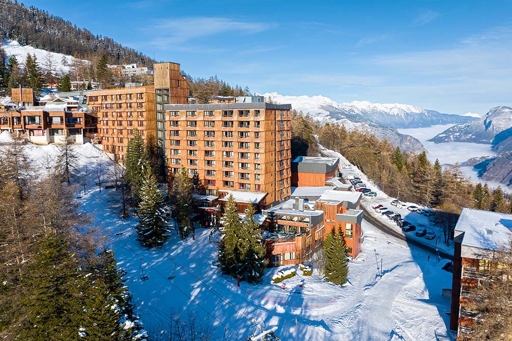 la montagne l'hiver au village vacances les karellis en savoie 