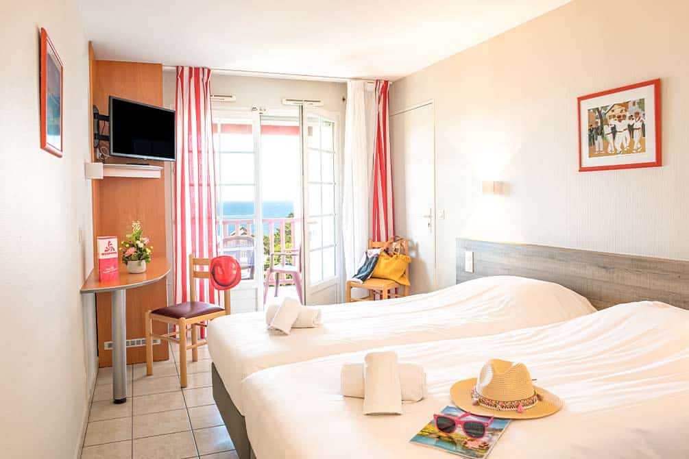 votre chambre famille au village vacances azureva hendaye au pays basque 