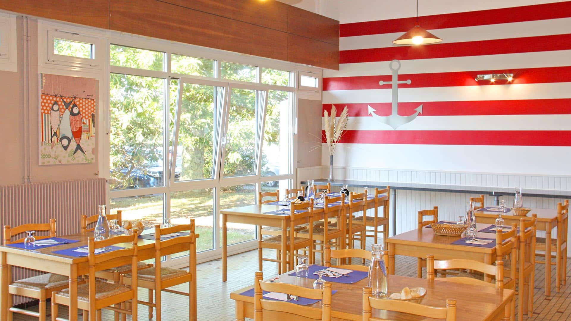 restaurant du village vacances azureva tregunc en bretagne 