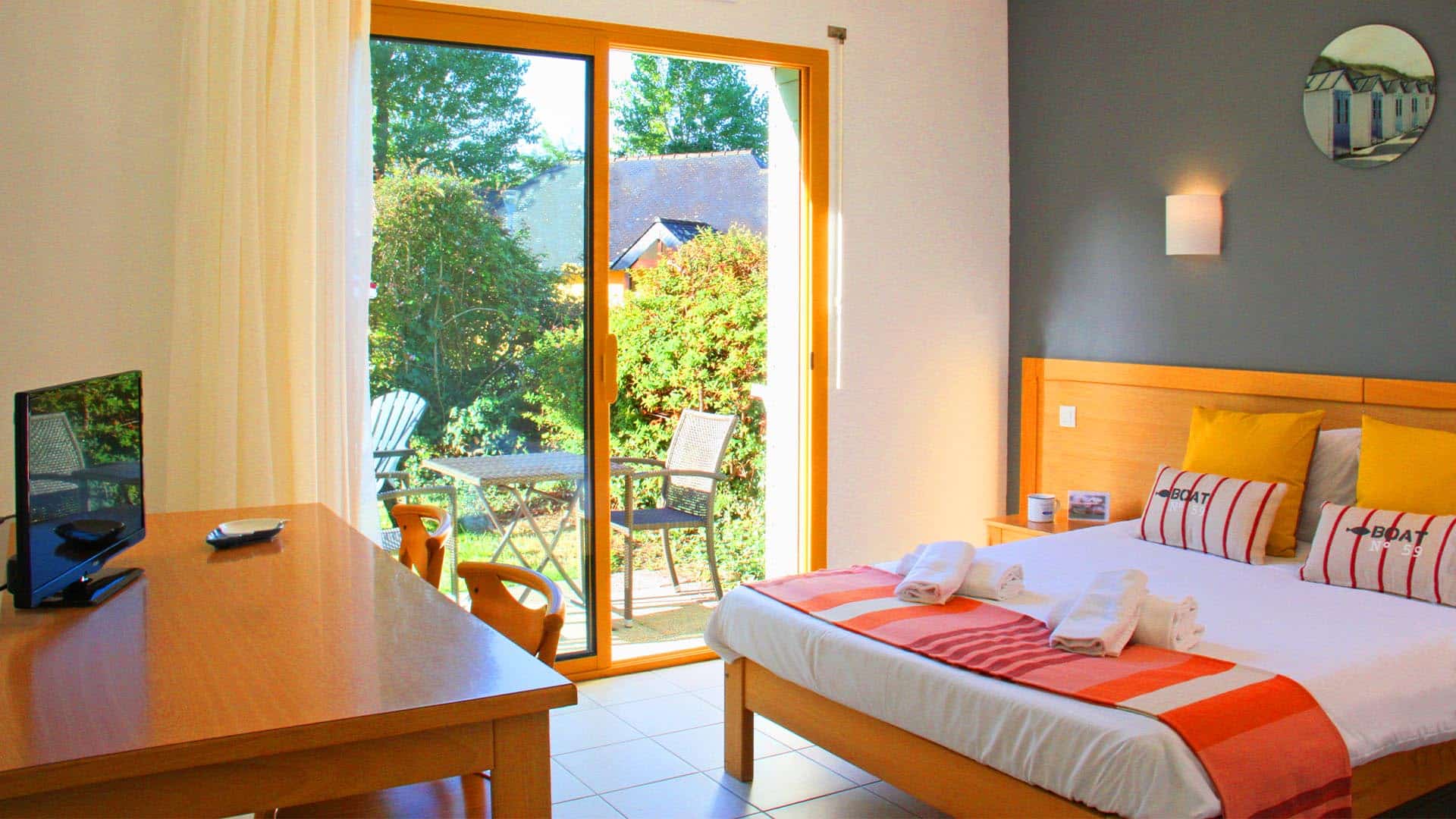 votre chambre double avec jardin au village vacances azureva tregunc 
