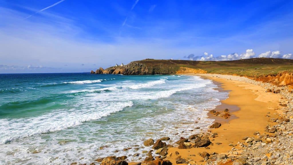 plage du village vacances azureva tregunc en bretagne