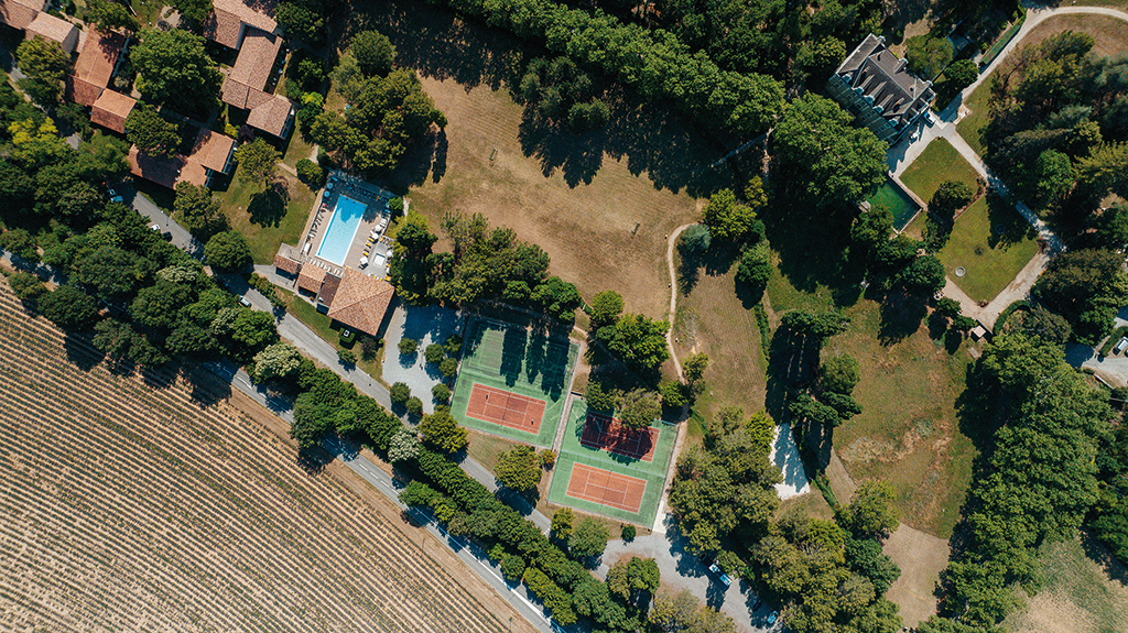vue aerienne terrain de tennis 4