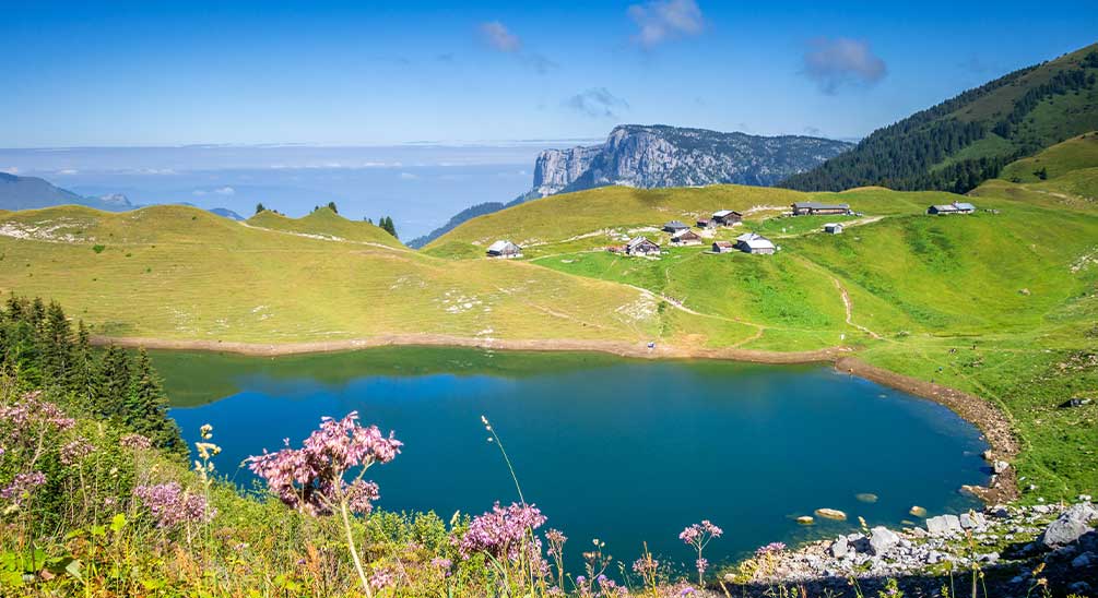 des vacances à la montagne